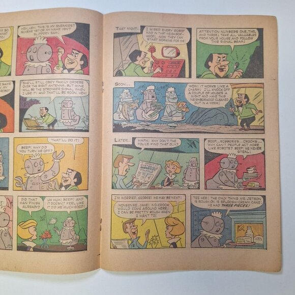 Jetsons Comic Book 10041-403 March 1964 Hanna Barbera Future Robot Rosey George - Picture 9 of 14